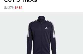 Buzo Aeroready Sereno Cut 3 Tiras en oferta