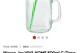 Mason Jar VIVA HOME 500ml Con Tapa Surtidos
