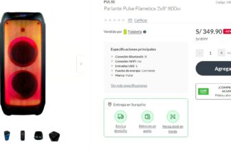 Descuento en Parlante Pulse Flamebox 2×8″ 800w