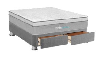 Promoción: Cama Con Cajones Koppal 2 Plz + 2 Almohadas + Protector.