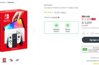 Promoción en Consola Nintendo Switch Modelo OLED