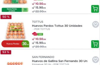 Promoción Especial en Huevos – Tottus
