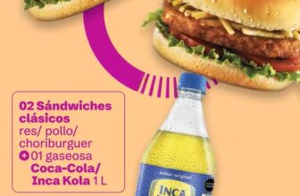 Oferta de Sándwiches y Bebida en Tambo