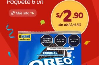 ¡Solo Hoy! Galletas OREO Sabor Original Paquete 6 un