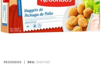 Nuggets de Pechuga de Pollo REDONDOS Caja 36un – 40% de Descuento