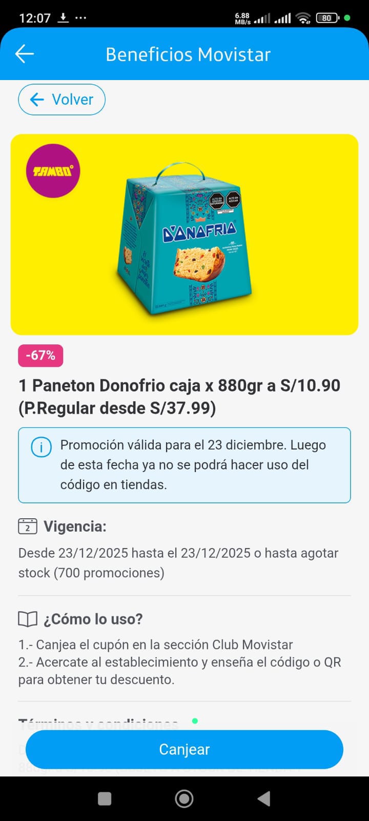 ¡Gran oferta en Panetón Donofrio!