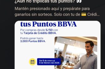 Triplica tus puntos BBVA
