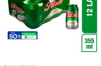 Cerveza PILSEN 12Pack Lata 355ml