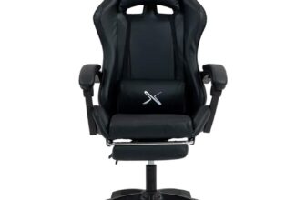 Silla Gamer Lyzor con posapiés