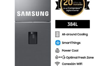 Refrigeradora Samsung 384LT Top Mount