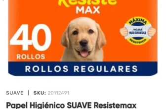 Oferta Papel Higiénico SUAVE Resistemax Doble Hoja
