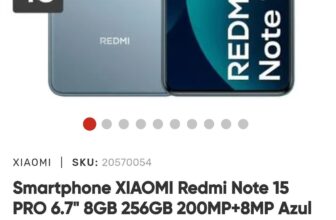 Promoción Smartphone Xiaomi Redmi Note 15 Pro
