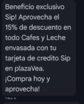 15% de Descuento en Cafés y Leche con tu Tarjeta Sip