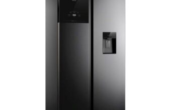Refrigeradora Electrolux 522L SBS Negro
