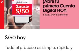 ¡Abre tu Cuenta Digital en Scotiabank y Gana S/50!