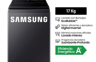 Lavadora Samsung 17KG EcoBubble WA40F17E7CPE