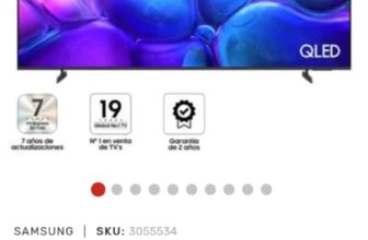 ¡Televisor Samsung QLED 65″ a Buen Precio!