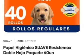 ¡Papel Higiénico SUAVE Resistemax a Solo S/ 13.50!