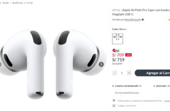 ¡Apple AirPods Pro 3 Gen a buen precio! 🎧