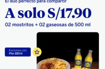 ¡Dúo Perfecto en Roky’s por S/17.90!