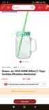 Mason Jar VIVA HOME 500ml Con Tapa Surtidos