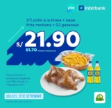 Promoción de Pollo a la Brasa con Plin