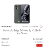 Oferta Motorola Edge 30 Neo 5G – 37% de Descuento