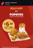 Promo Especial en Popeyes: Solo Hoy