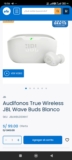 Oferta en Audífonos JBL Wave Buds Blancos
