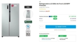 Refrigeradora LG 508L No Frost LS51BPP Plateado