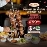 Promoción de Rodizio Adulto 2×99
