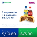 Promo PLIN en Tambo: 2 Empanadas + 2 Gaseosas