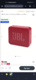 ¡Descuento del 50% en el JBL Speaker Go Essential Bluetooth Red!