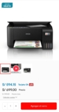 Impresora Epson L3250 Ecotank en Oferta