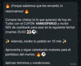 ¡Reactívate con cashback en Turbo!