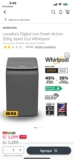 Lavadora Digital con Smart Action 20Kg Xpert Eco Whirlpool