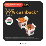 99% Cashback en China Wok