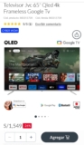 Televisor Jvc 65″ Qled 4k Frameless Google Tv
