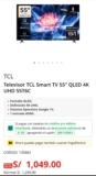 ¡Gran oferta en Televisor TCL Smart TV de 55″!