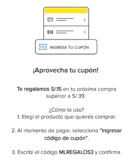 ¡Aprovecha tu cupón!