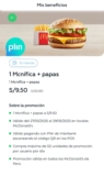 Promo Mcnífica + Papas por S/9.50