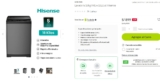 Lavadora Hisense 18kg en Oferta