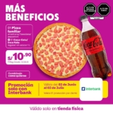 Promoción de Pizza Familiar y Bebida