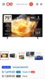 ¡Descuento en Televisor TCL de 75″!