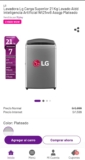 Lavadora LG Carga Superior 21 Kg en Oferta