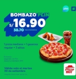 Bombazo Plin en Pizza Hut
