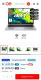 Laptop Acer con Descuento de Cyber Wow