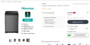 Lavadora Carga Superior 18Kg Hisense – Oferta Especial