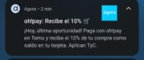 oh!pay: Recibe el 10%