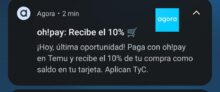 oh!pay: Recibe el 10%